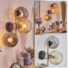 Ripoll Lampada a sfera, Applique Oro, Nero, 3-Luci