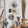 Ripoll Lampada a sfera, Applique Oro, Nero, 3-Luci