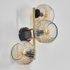 Ripoll Lampada a sfera, Applique Oro, Nero, 3-Luci