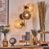 Ripoll Lampada a sfera, Applique Oro, Nero, 3-Luci