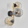 Ripoll Lampada a sfera, Applique Oro, Nero, 3-Luci