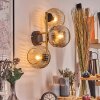 Ripoll Lampada a sfera, Applique Oro, Nero, 3-Luci