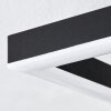 Ellekilde Plafoniera LED Marrone, Aspetto del legno, Nero, 1-Luce