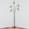 Yaak Lampada da terra Cromo, Nero, 5-Luci