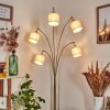 Bassagoda Lampada da terra Ottone, Nero, 5-Luci
