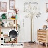Bassagoda Lampada da terra Ottone, Nero, 5-Luci