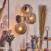 Ripoll Lampada a sfera, Applique Oro, Nero, 3-Luci