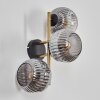Ripoll Lampada a sfera, Applique Oro, Nero, 3-Luci