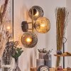 Ripoll Lampada a sfera, Applique Oro, Nero, 3-Luci