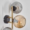 Ripoll Lampada a sfera, Applique Oro, Nero, 3-Luci