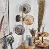 Ripoll Lampada a sfera, Applique Oro, Nero, 3-Luci