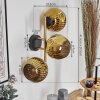 Ripoll Lampada a sfera, Applique Oro, Nero, 3-Luci