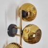 Ripoll Lampada a sfera, Applique Oro, Nero, 3-Luci