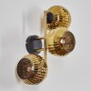 Ripoll Lampada a sfera, Applique Oro, Nero, 3-Luci
