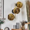 Ripoll Lampada a sfera, Applique Oro, Nero, 3-Luci
