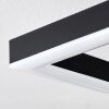 Ellekilde Plafoniera LED Marrone, Aspetto del legno, Nero, 2-Luci