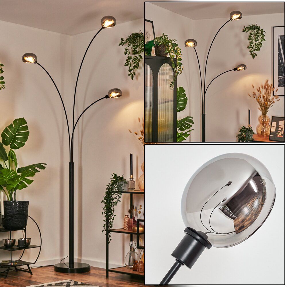 Nikkala Lampada da terra Nero, 3-Luci main product photo