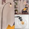Koyoto Lampada da terra, Lampade ad arco Nero, 1-Luce