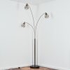 Yaak Lampada da terra Nichel opaco, Nero, 3-Luci Yaak Lampada da terra Nichel opaco, Nero, 3-Luci