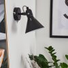 Upiano Applique Cromo, Nero, 1-Luce