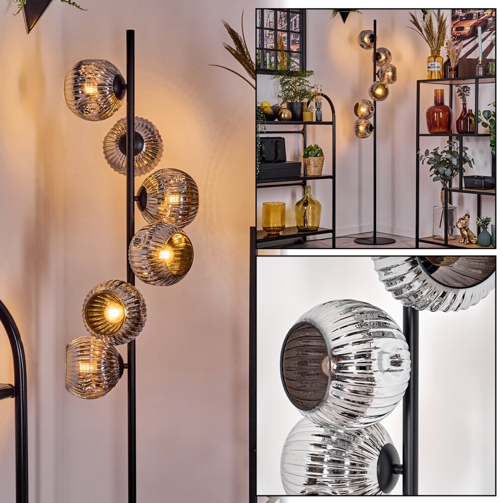Ripoll Lampada da terra Cromo, Grigio fumo, 6-Luci main product photo
