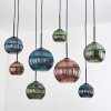 Koyoto Lampadario a sospensione, Lampada a sfera, Lampada a sospensione Écru, Nero, 8-Luci