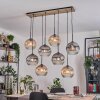 Koyoto Lampadario a sospensione, Lampada a sfera, Lampada a sospensione Écru, Nero, 8-Luci