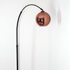 Koyoto Lampada da terra Nero, 1-Luce
