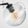 Koyoto Lampada da terra Nero, 1-Luce