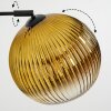 Koyoto Lampada da terra Nero, 1-Luce
