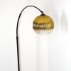 Koyoto Lampada da terra Nero, 1-Luce