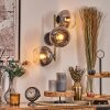 Koyoto Lampada a sfera, Applique Oro, Nero, 3-Luci
