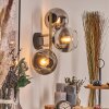 Koyoto Lampada a sfera, Applique Oro, Nero, 3-Luci