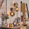 Koyoto Lampada a sfera, Applique Oro, Nero, 3-Luci