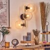 Koyoto Lampada a sfera, Applique Oro, Nero, 3-Luci