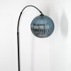 Koyoto Lampada da terra Nero, 1-Luce