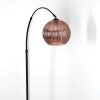 Koyoto Lampada da terra Nero, 1-Luce