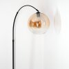 Koyoto Lampada da terra Nero, 1-Luce