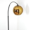 Koyoto Lampada da terra Nero, 1-Luce