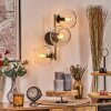 Koyoto Lampada a sfera, Applique Oro, Nero, 3-Luci