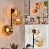 Koyoto Lampada a sfera, Applique Ambrato, 3-Luci