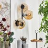 Koyoto Lampada a sfera, Applique Ambrato, 3-Luci