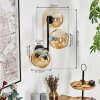 Koyoto Lampada a sfera, Applique Ambrato, 3-Luci