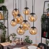 Gastor Lampadario a sospensione, Lampada a sfera, Lampada a sospensione Ambrato, 8-Luci