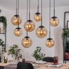 Gastor Lampadario a sospensione, Lampada a sfera, Lampada a sospensione Ambrato, 8-Luci