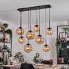Gastor Lampadario a sospensione, Lampada a sfera, Lampada a sospensione Ambrato, 8-Luci