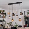 Gastor Lampadario a sospensione, Lampada a sfera, Lampada a sospensione Ambrato, Chiaro, Grigio fumo, 8-Luci