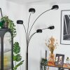 Nikkala Lampada da terra Cromo, Nero, 5-Luci