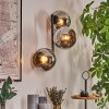 Koyoto Lampada a sfera, Applique Cromo, Grigio fumo, 3-Luci
