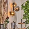 Koyoto Lampada a sfera, Applique Ambrato, Cromo, Grigio fumo, 3-Luci